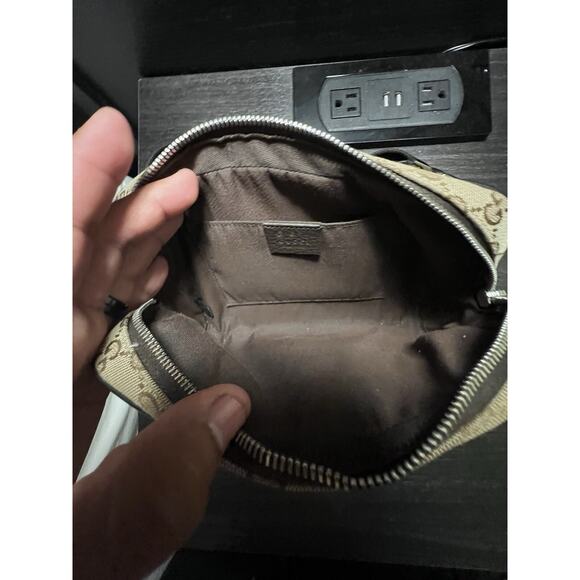 Gucci GG Canvas Monogram Belt Bag Fanny Pack Designer Beige Brown - Picture 13 of 16